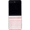 Pink and White Stripes Galaxy Z Flip5 5G Skin