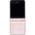 Pink and White Stripes Galaxy Z Flip5 5G Skin