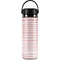 Pink and White Stripes Hydro Flask 20oz Wide Mouth Skin