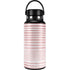 Pink and White Stripes Hydro Flask 32oz Wide Mouth Skin
