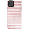 Pink and White Stripes iPhone 11 Pro Max Impact Case