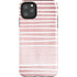 Pink and White Stripes iPhone 11 Pro Max Impact Case