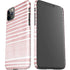 Pink and White Stripes iPhone 11 Pro Max Lite Case