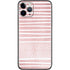 Pink and White Stripes iPhone 11 Pro Skin
