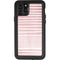 Pink and White Stripes iPhone 11 Pro Waterproof Case
