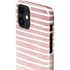 Pink and White Stripes iPhone 12 Mini Lite Case