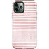 Pink and White Stripes iPhone 12 Pro Impact Case