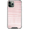Pink and White Stripes iPhone 12 Pro Max Clear Case
