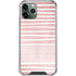 Pink and White Stripes iPhone 12 Pro Max Clear Case