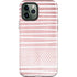 Pink and White Stripes iPhone 12 Pro Max Impact Case