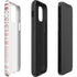 Pink and White Stripes iPhone 12 Pro Max Impact Case