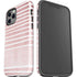 Pink and White Stripes iPhone 12 Pro Max Impact Case