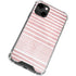 Pink and White Stripes iPhone 13 Clear Case