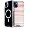 Pink and White Stripes iPhone 13 MagSafe Case