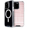 Pink and White Stripes iPhone 13 Pro MagSafe Case