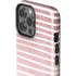 Pink and White Stripes iPhone 13 Pro Max Impact Case
