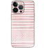 Pink and White Stripes iPhone 13 Pro Skin