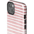 Pink and White Stripes iPhone 15 Plus Impact Case
