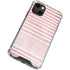 Pink and White Stripes iPhone 14 Plus Clear Case