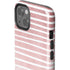 Pink and White Stripes iPhone 15 Impact Case