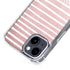 Pink and White Stripes iPhone 15 Plus MagSafe Case