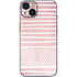 Pink and White Stripes iPhone 14 Plus Skin