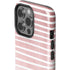 Pink and White Stripes iPhone 15 Pro Impact Case