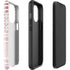 Pink and White Stripes iPhone 14 Pro Impact Case