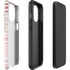 Pink and White Stripes iPhone 14 Pro Max Impact Case