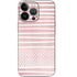 Pink and White Stripes iPhone 14 Pro Skin