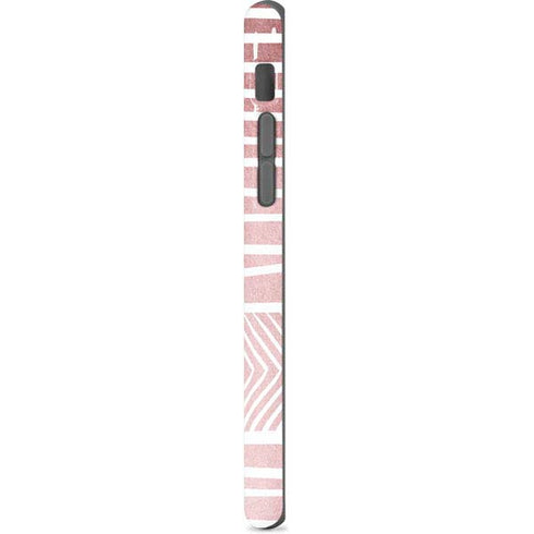 Pink and White Stripes iPhone 7 Pro Case