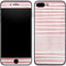 Pink and White Stripes iPhone 8 Plus Skin