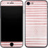 Pink and White Stripes iPhone 8 Skin