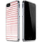 Pink and White Stripes iPhone SE (2nd & 3rd Gen) Clear Case