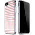 Pink and White Stripes iPhone SE (2nd & 3rd Gen) Clear Case