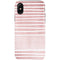 Pink and White Stripes iPhone X Pro Case