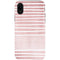 Pink and White Stripes iPhone XR Pro Case