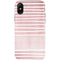 Pink and White Stripes iPhone XS Pro Case