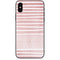 Pink and White Stripes iPhone XS Skin