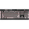 Pink and White Stripes K95 RGB PLATINUM Mechanical Gaming Keyboard Skin