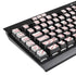 Pink and White Stripes K95 RGB PLATINUM Mechanical Gaming Keyboard Skin