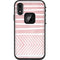 Pink and White Stripes LifeProof Fre iPhone Skin