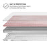 Pink and White Stripes MacBook Pro 15in (2016-19) Case plus Skin