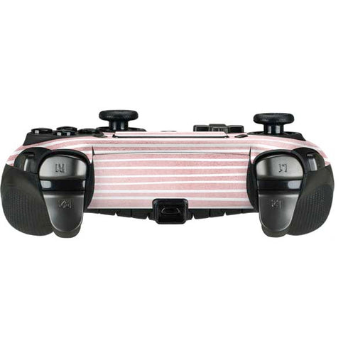 Pink and White Stripes PlayStation Scuf Vantage 2 Controller Skin