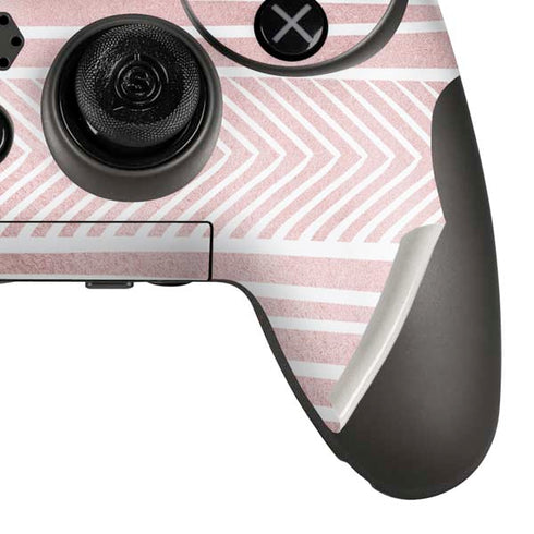 Pink and White Stripes PlayStation Scuf Vantage 2 Controller Skin
