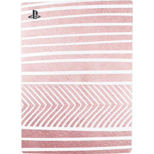 Pink and White Stripes PS5 Bundle Skin