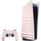 Pink and White Stripes PS5 Digital Edition Bundle Skin