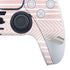 Pink and White Stripes PS5 Controller Skin