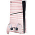 Pink and White Stripes PS5 Slim Disk Bundle Skin