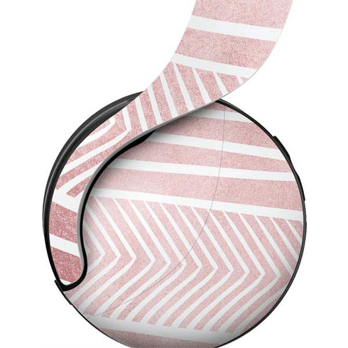 Pink and White Stripes PULSE 3D Wireless Headset for PS5 Skin